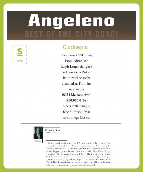 Angelino Magazine Best of 2010